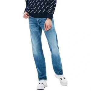 Mens LACOSTE‎ Live medium blue wash straight leg Jeans size 34